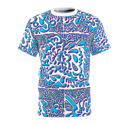 Blue Abstract Unisex T-shirt