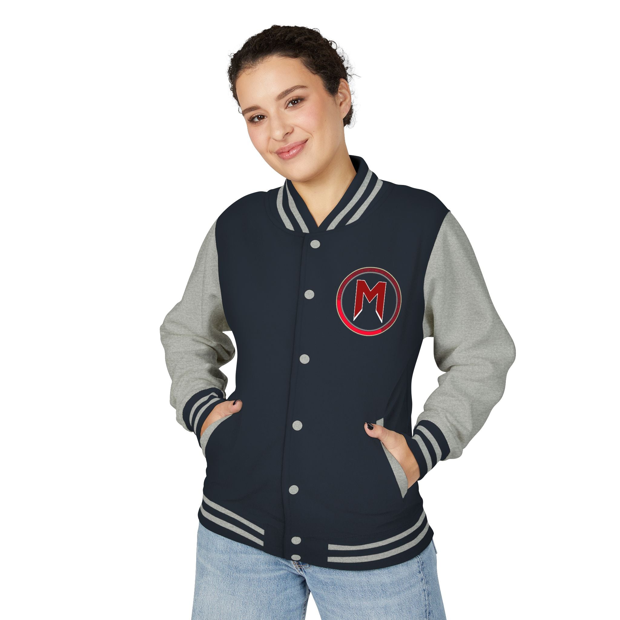 Letterman Jacket with Peace Design