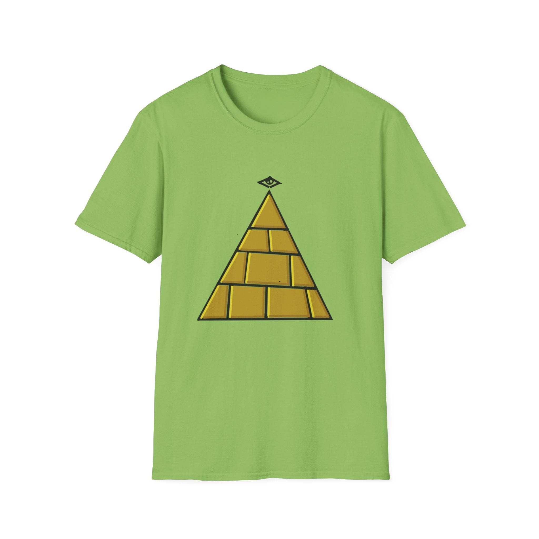 All-Seeing Eye Pyramid T-Shirt — Minimal Occult Graphic Tee