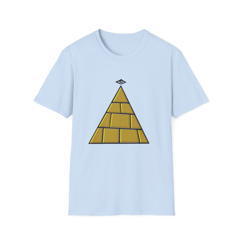 All-Seeing Eye Pyramid T-Shirt — Minimal Occult Graphic Tee