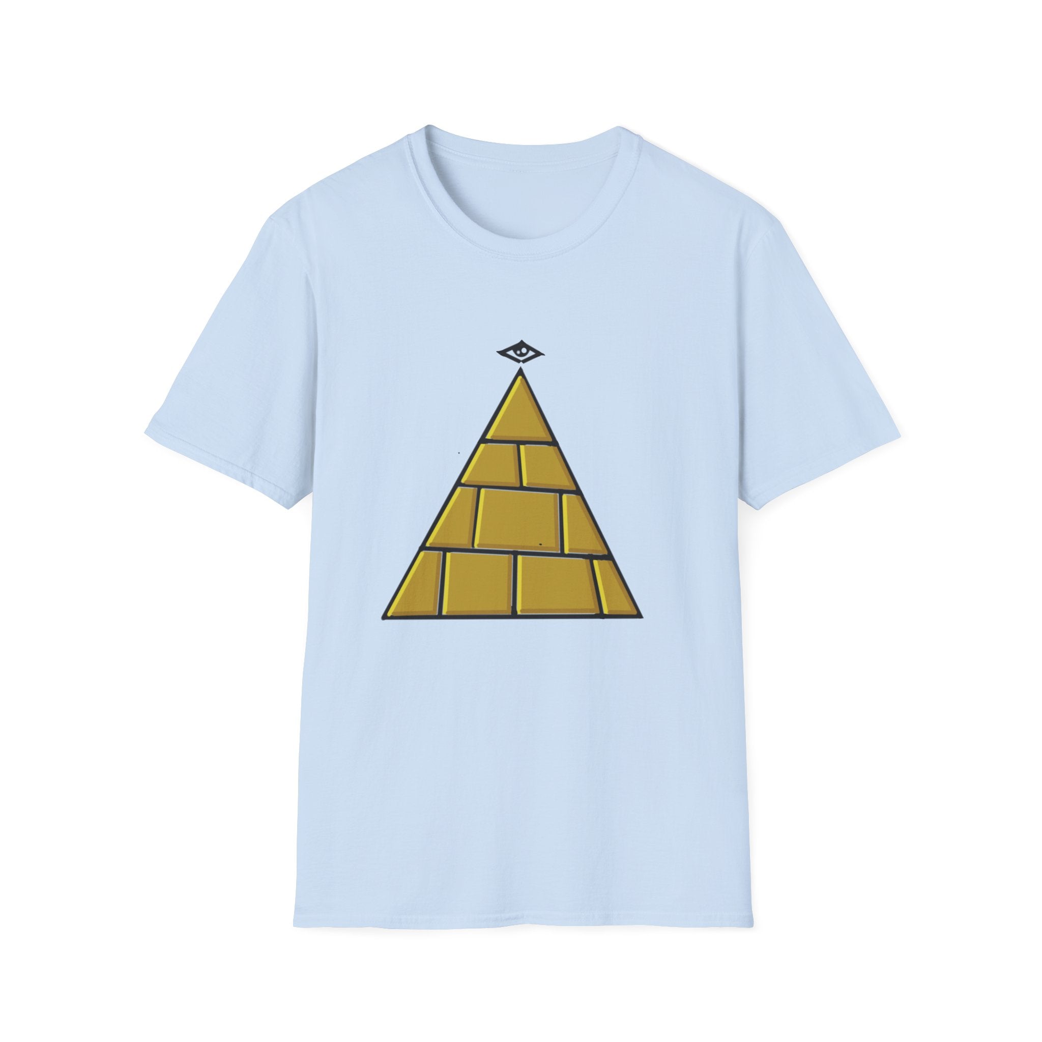 All-Seeing Eye Pyramid T-Shirt — Minimal Occult Graphic Tee