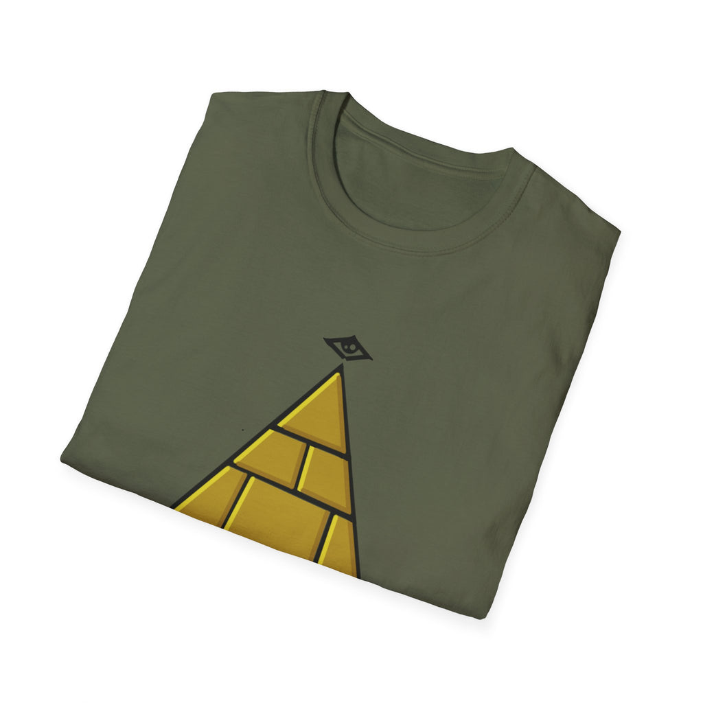 All-Seeing Eye Pyramid T-Shirt — Minimal Occult Graphic Tee
