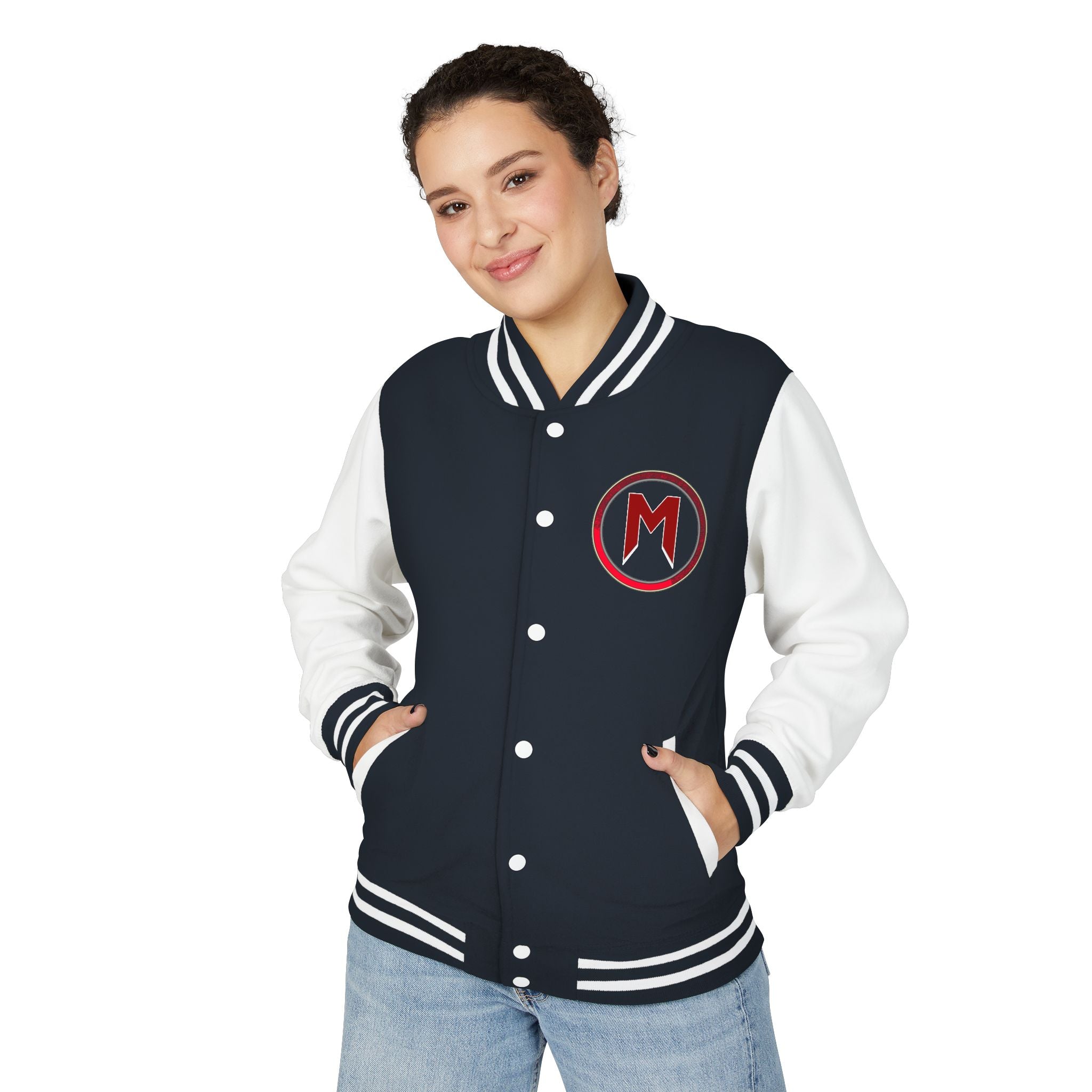 Letterman Jacket with Peace Design