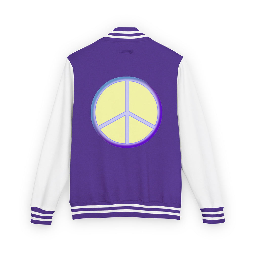 Letterman Jacket with Peace Design