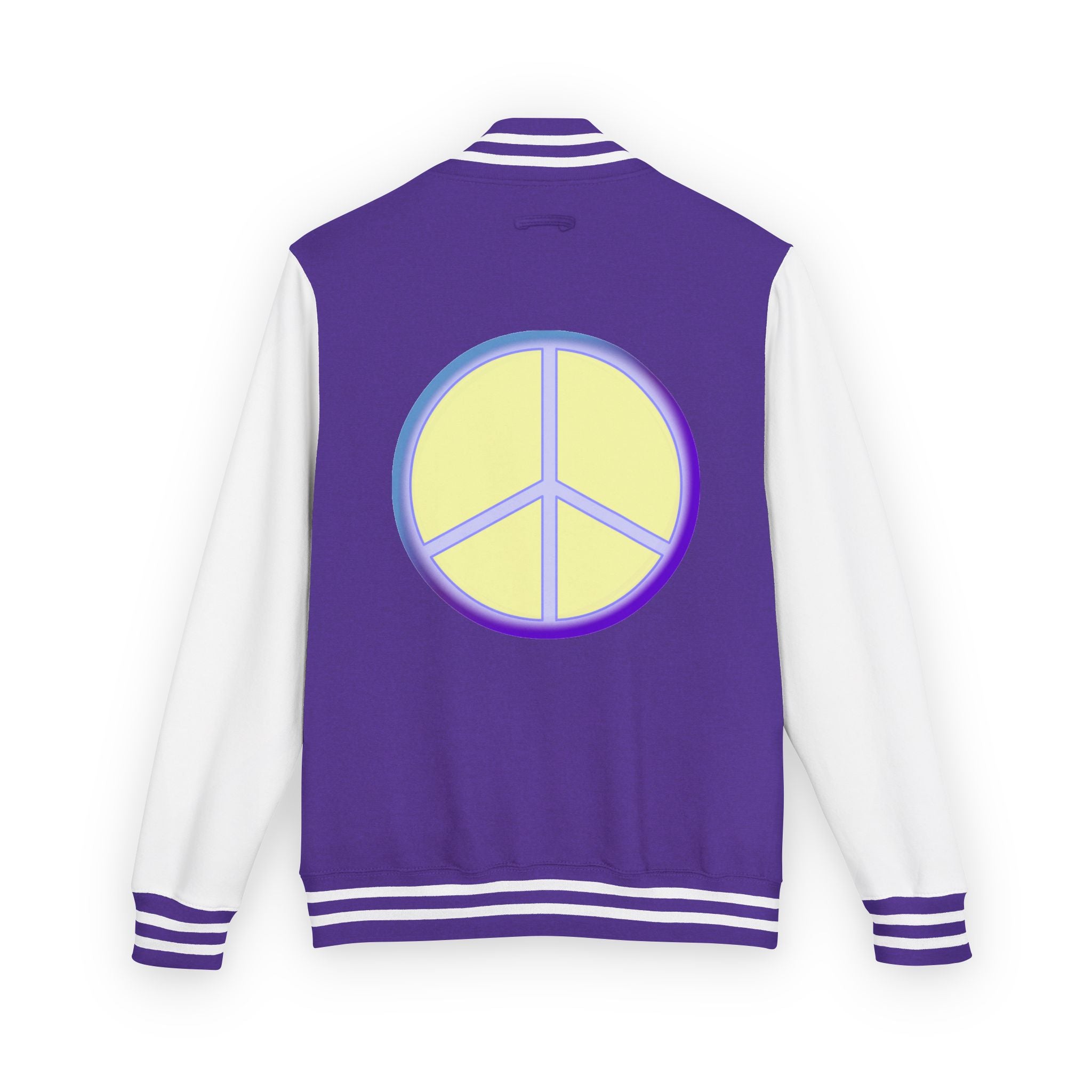 Letterman Jacket with Peace Design