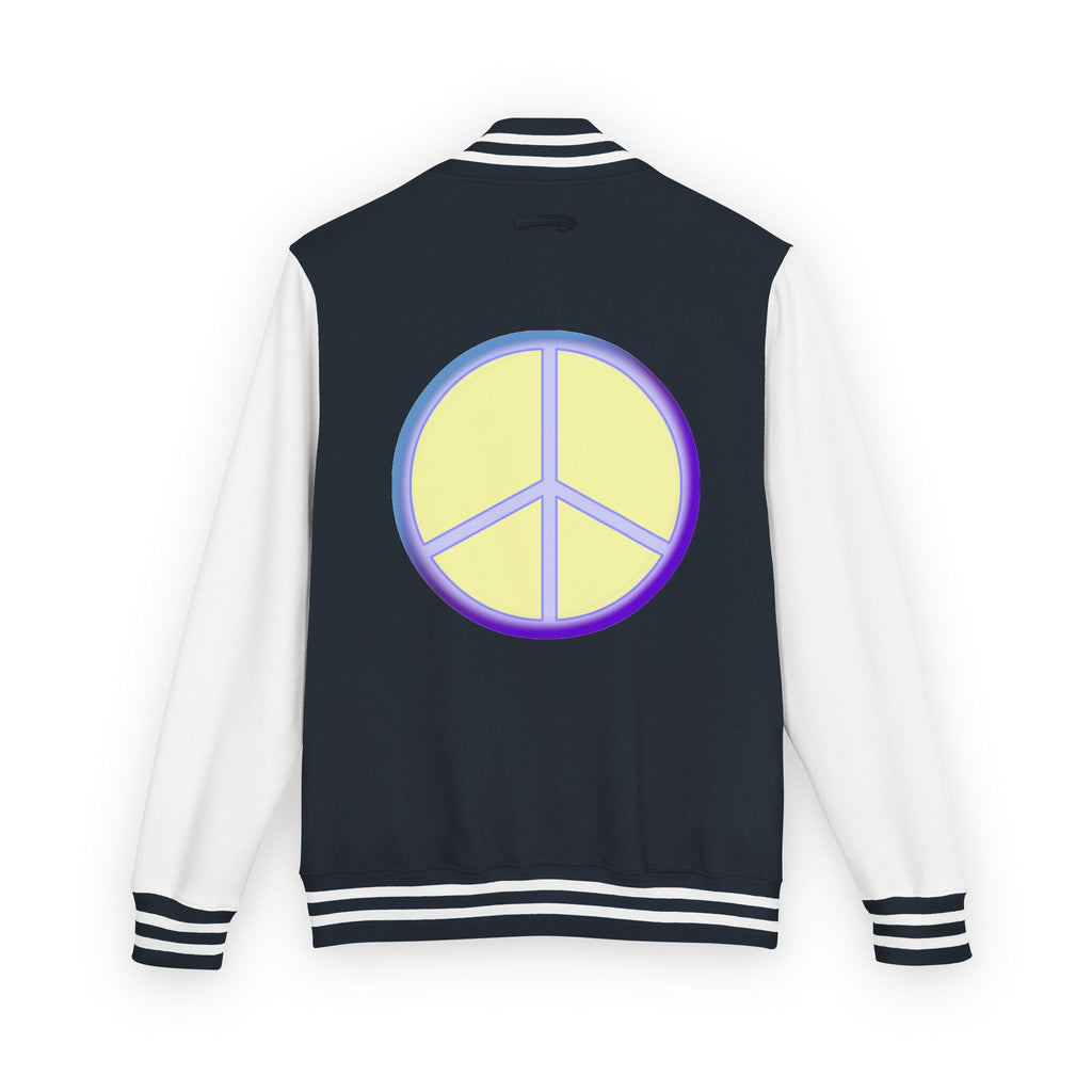 Letterman Jacket with Peace Design