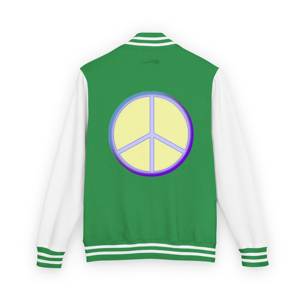 Letterman Jacket with Peace Design