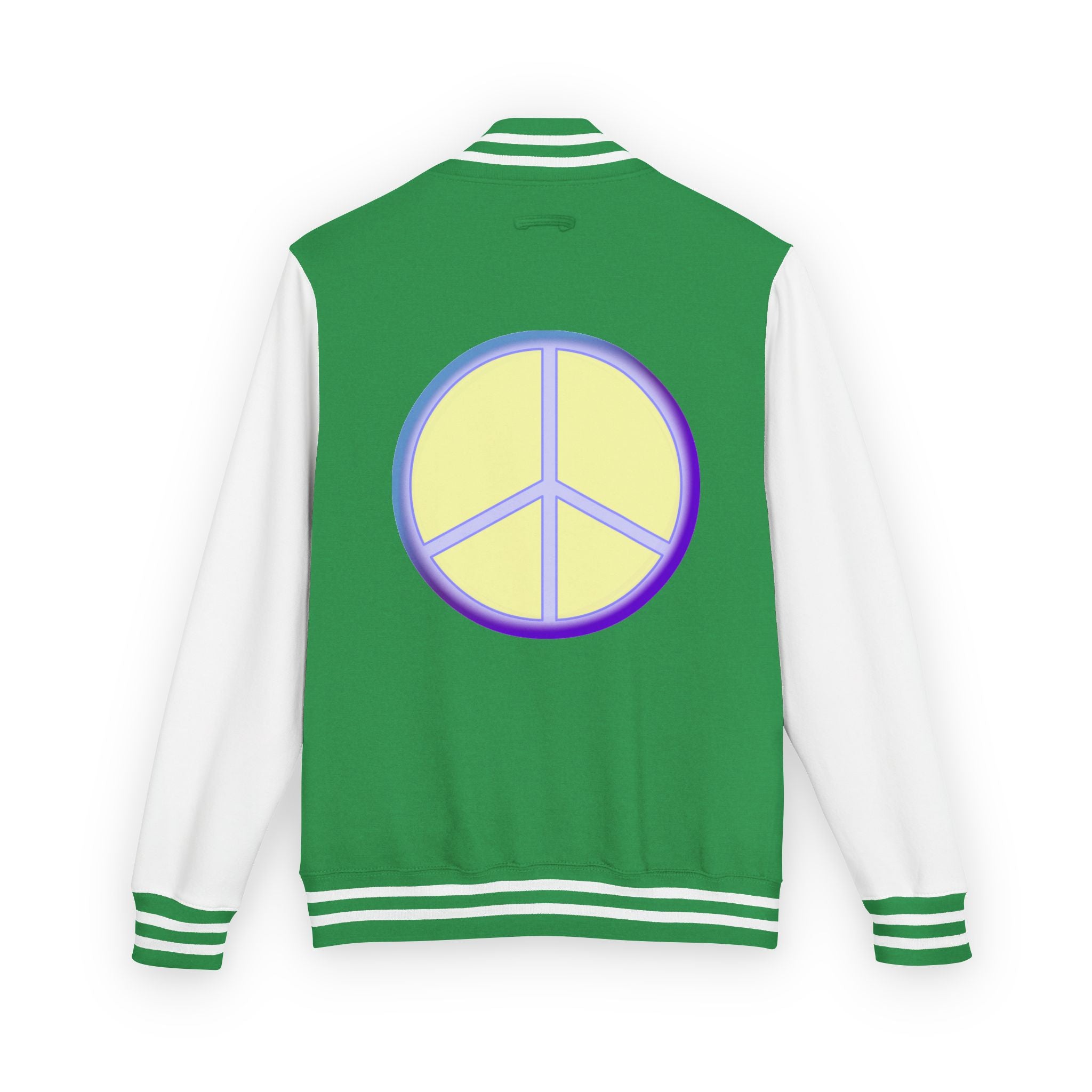 Letterman Jacket with Peace Design