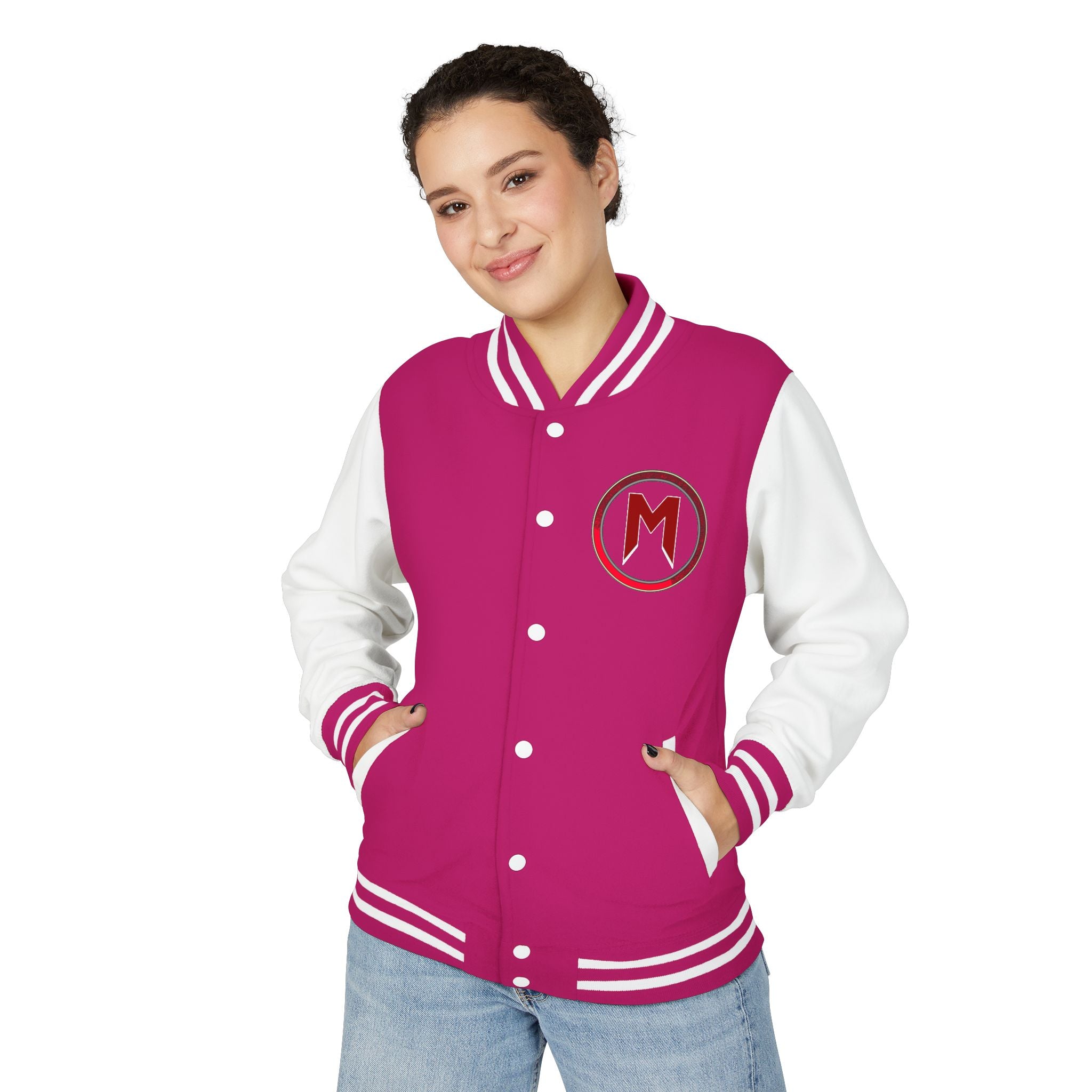 Letterman Jacket with Peace Design
