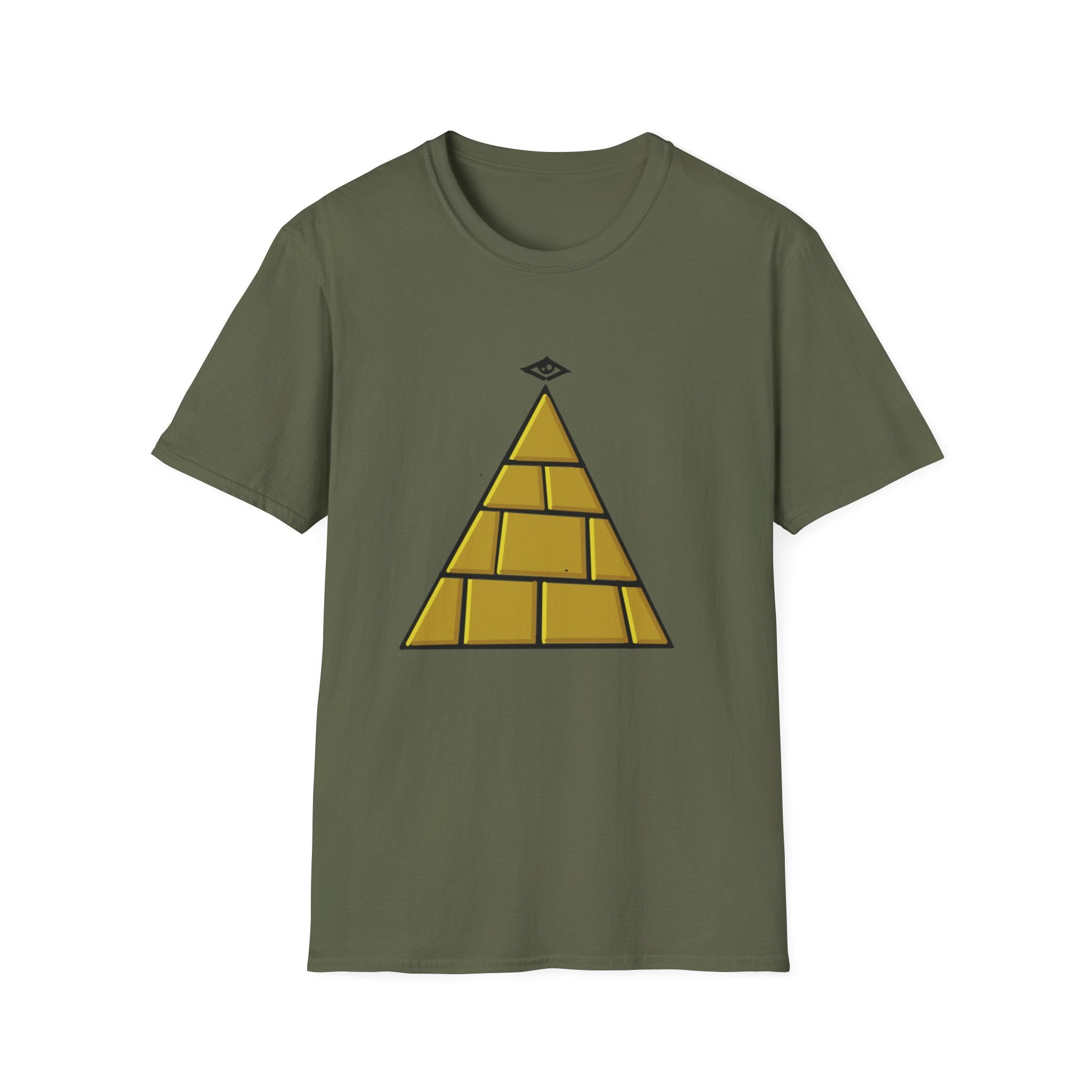 All-Seeing Eye Pyramid T-Shirt — Minimal Occult Graphic Tee