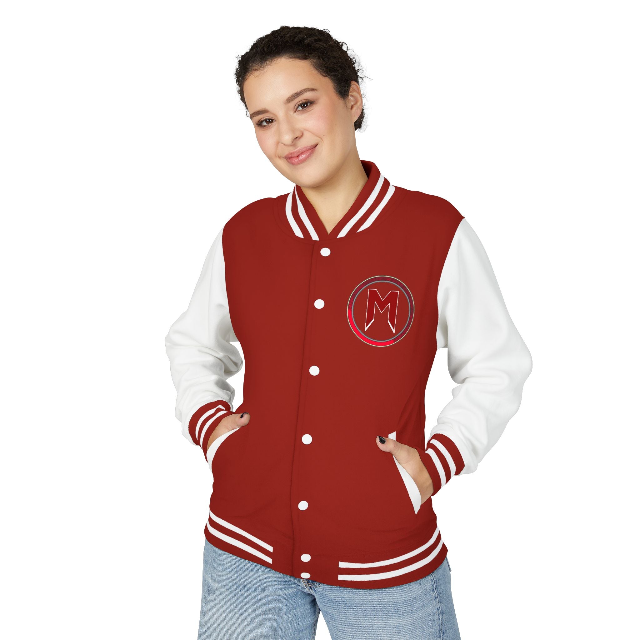 Letterman Jacket with Peace Design