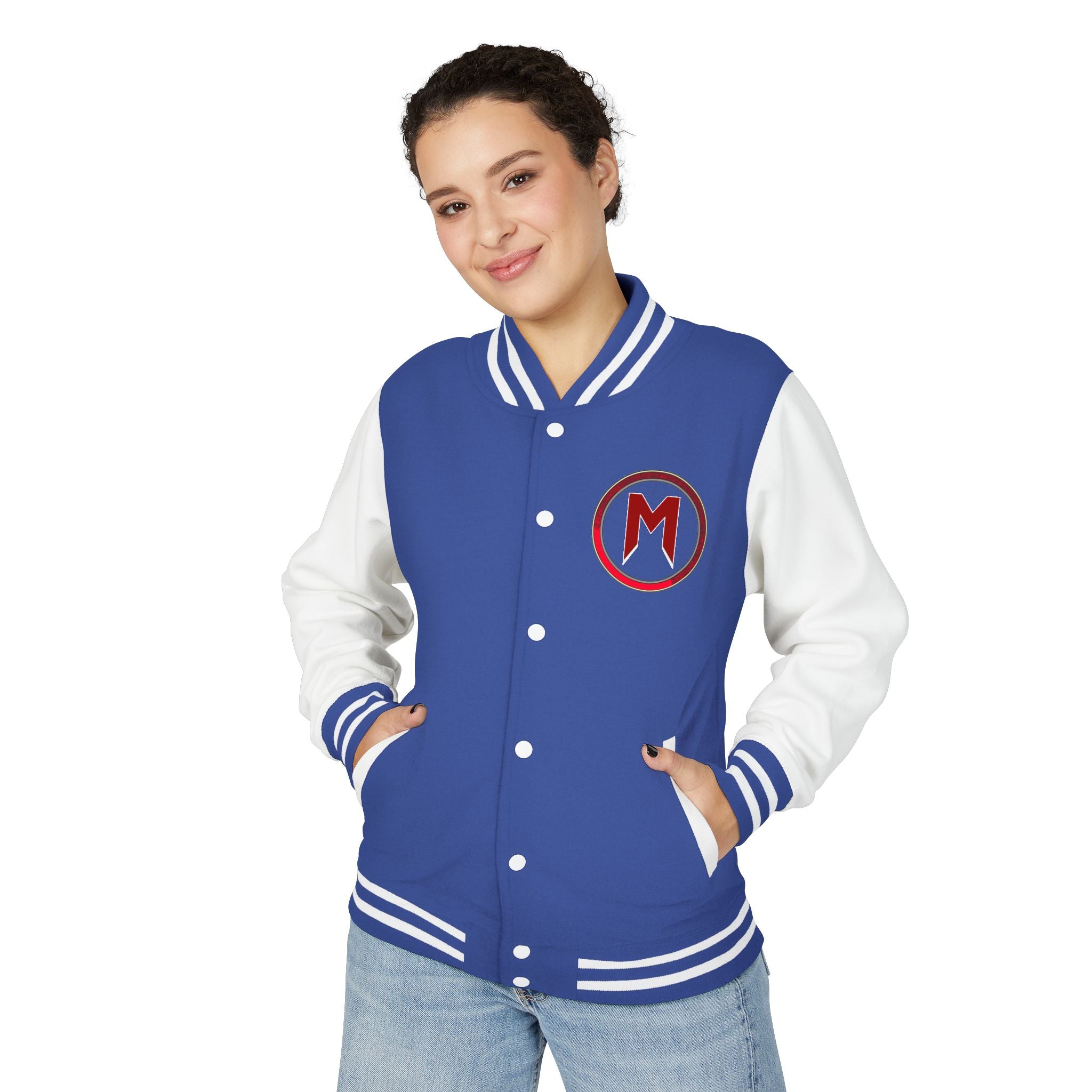 Letterman Jacket with Peace Design