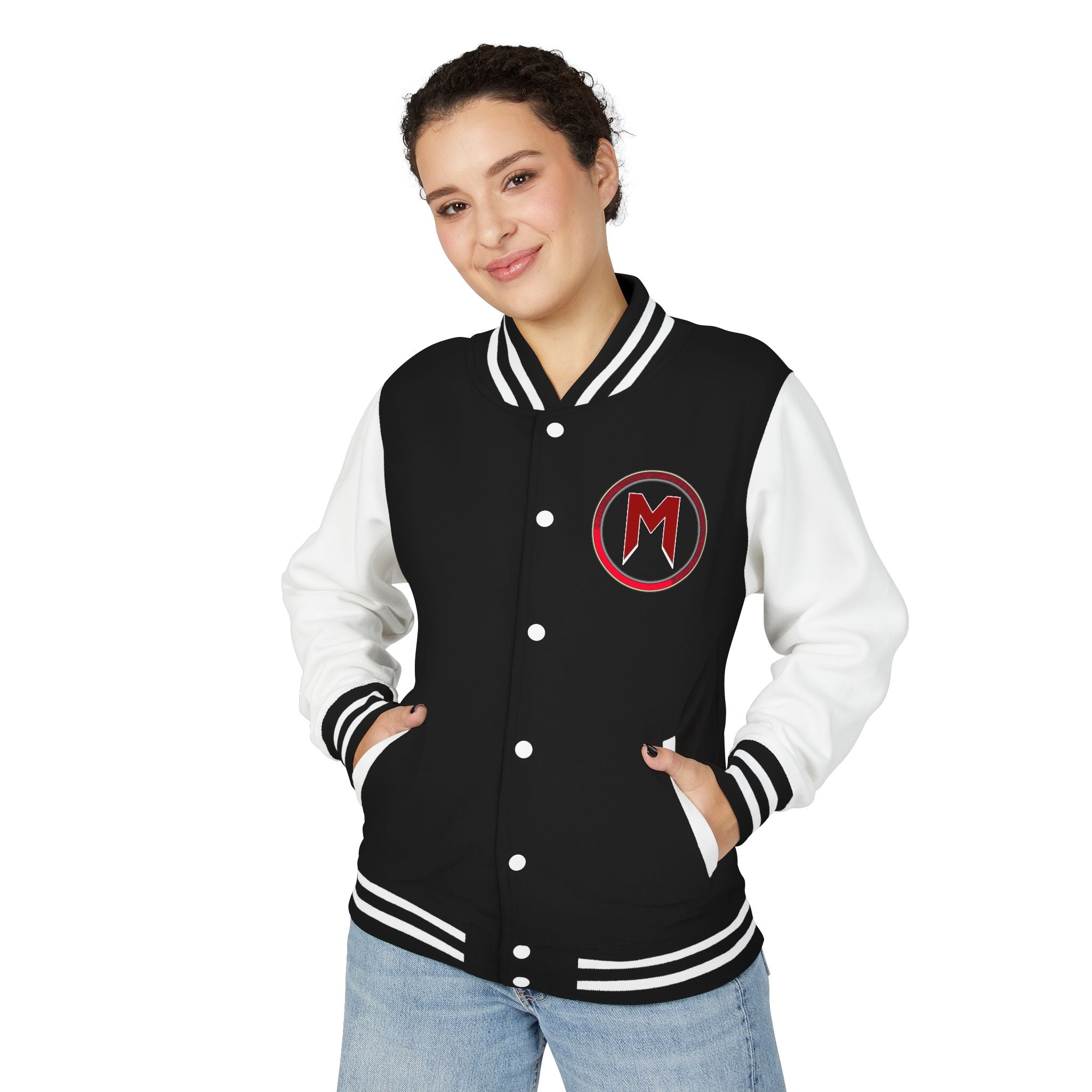 Letterman Jacket with Peace Design