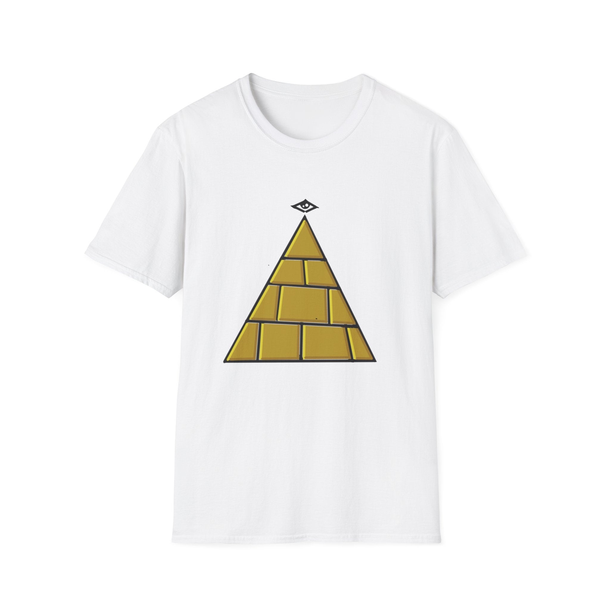 All-Seeing Eye Pyramid T-Shirt — Minimal Occult Graphic Tee