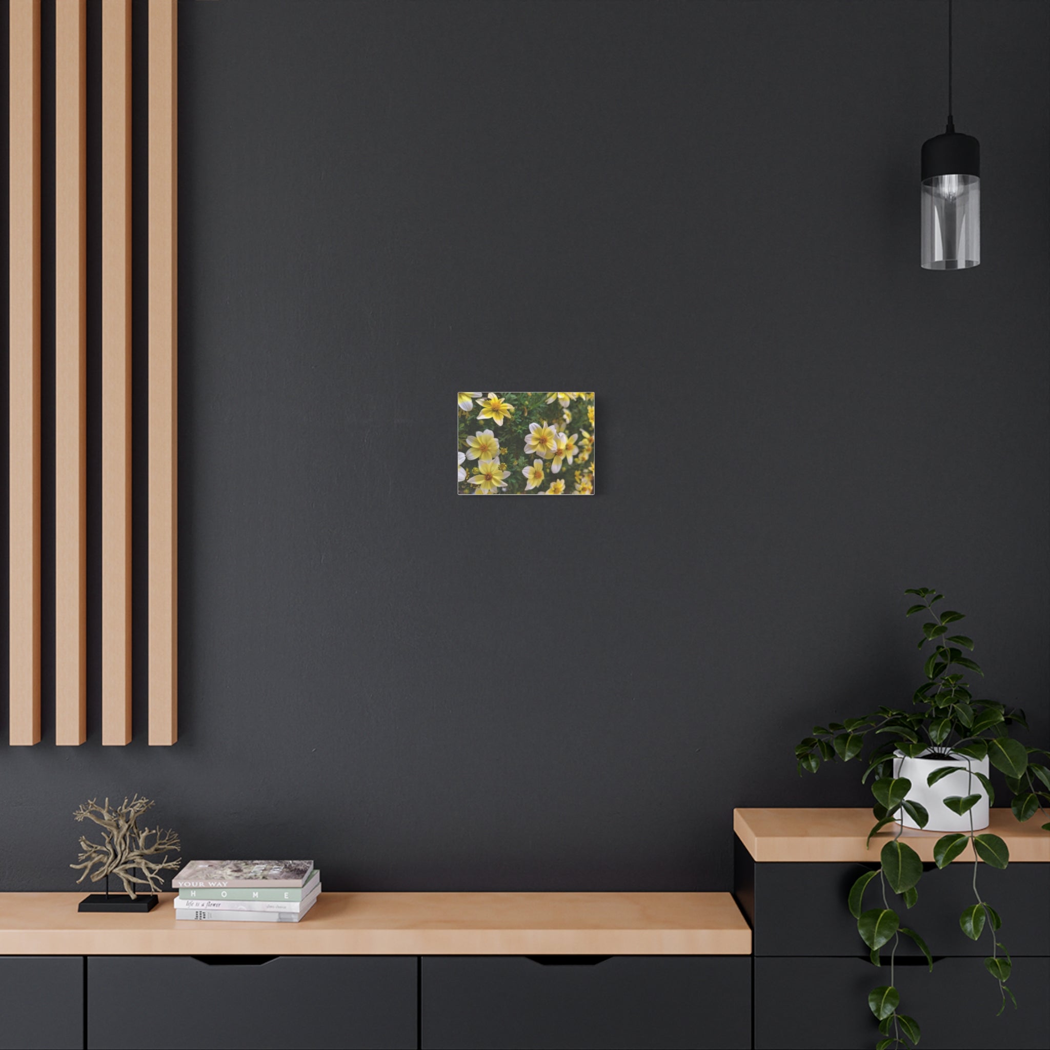 Floral Field Matte Canvas Print — Stretched 1.25"