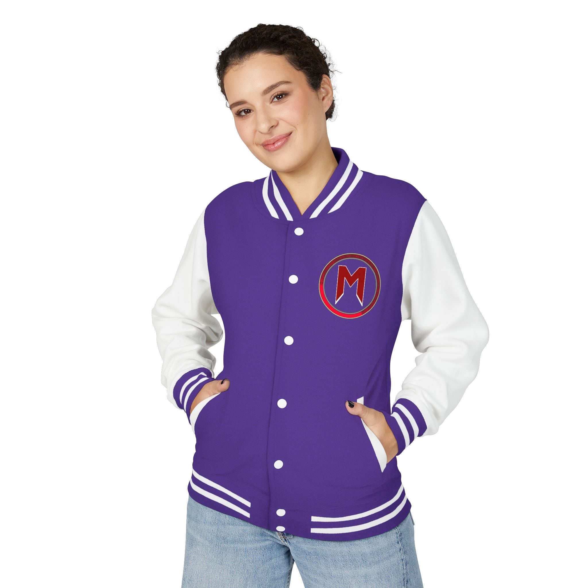 Letterman Jacket with Peace Design
