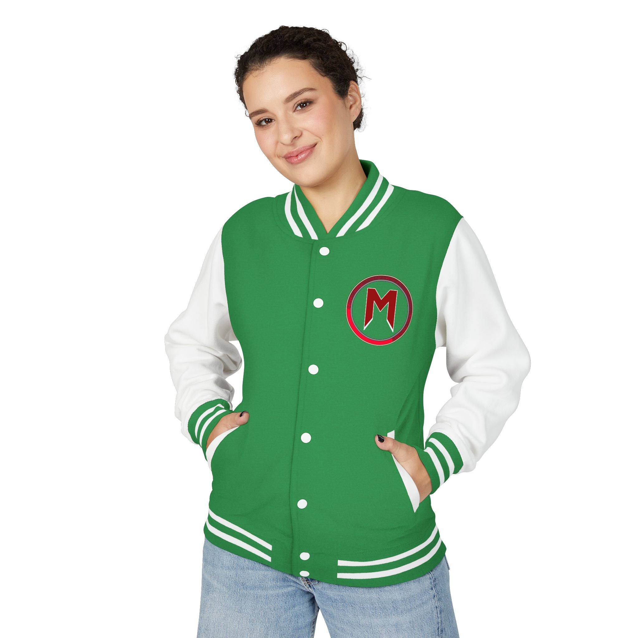 Letterman Jacket with Peace Design