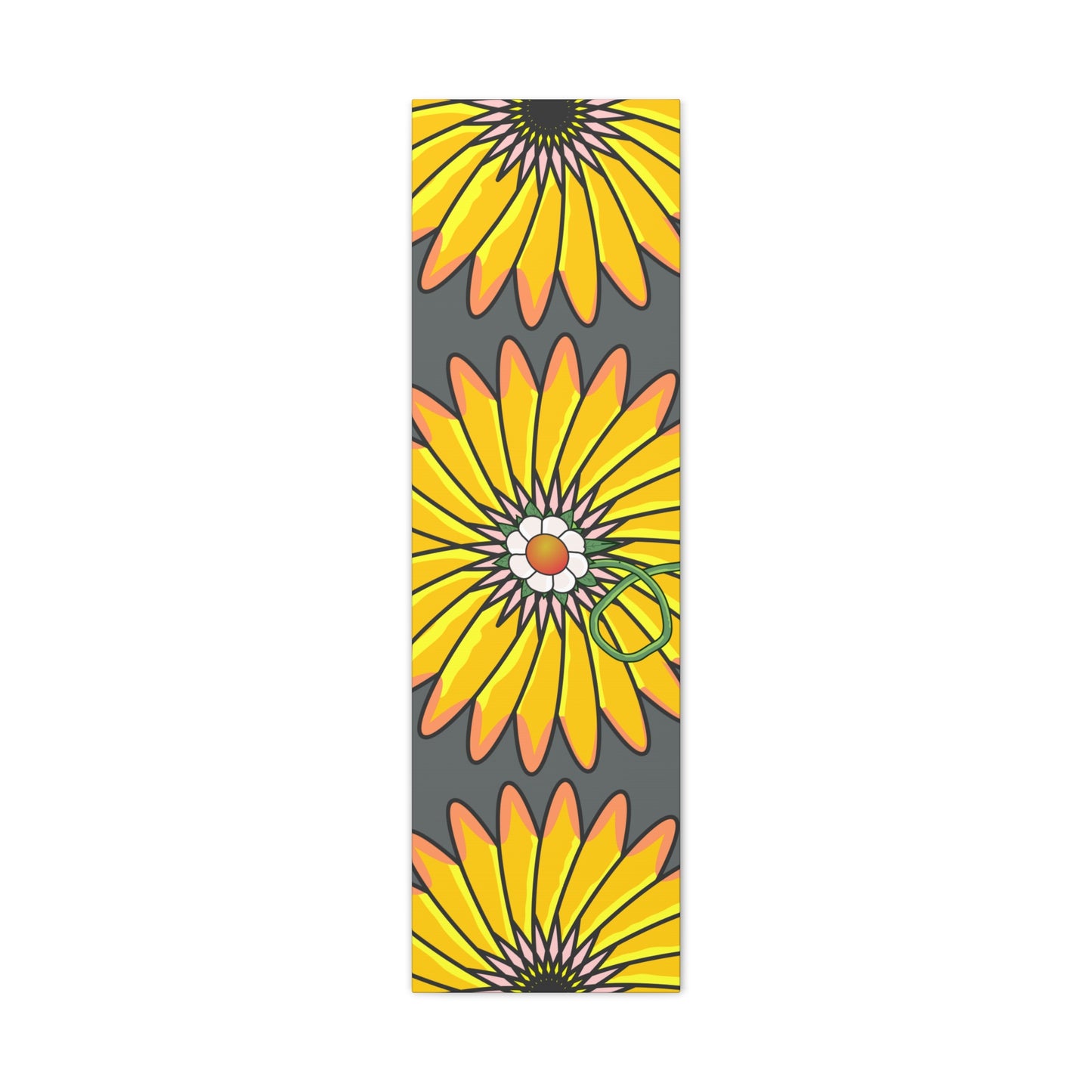 Cartoon Style Flower Abstract - Classic Canvas