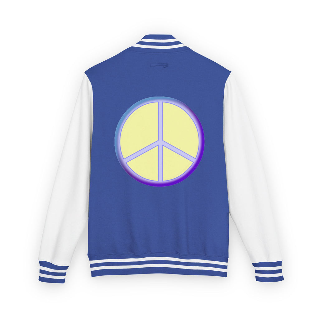 Letterman Jacket with Peace Design