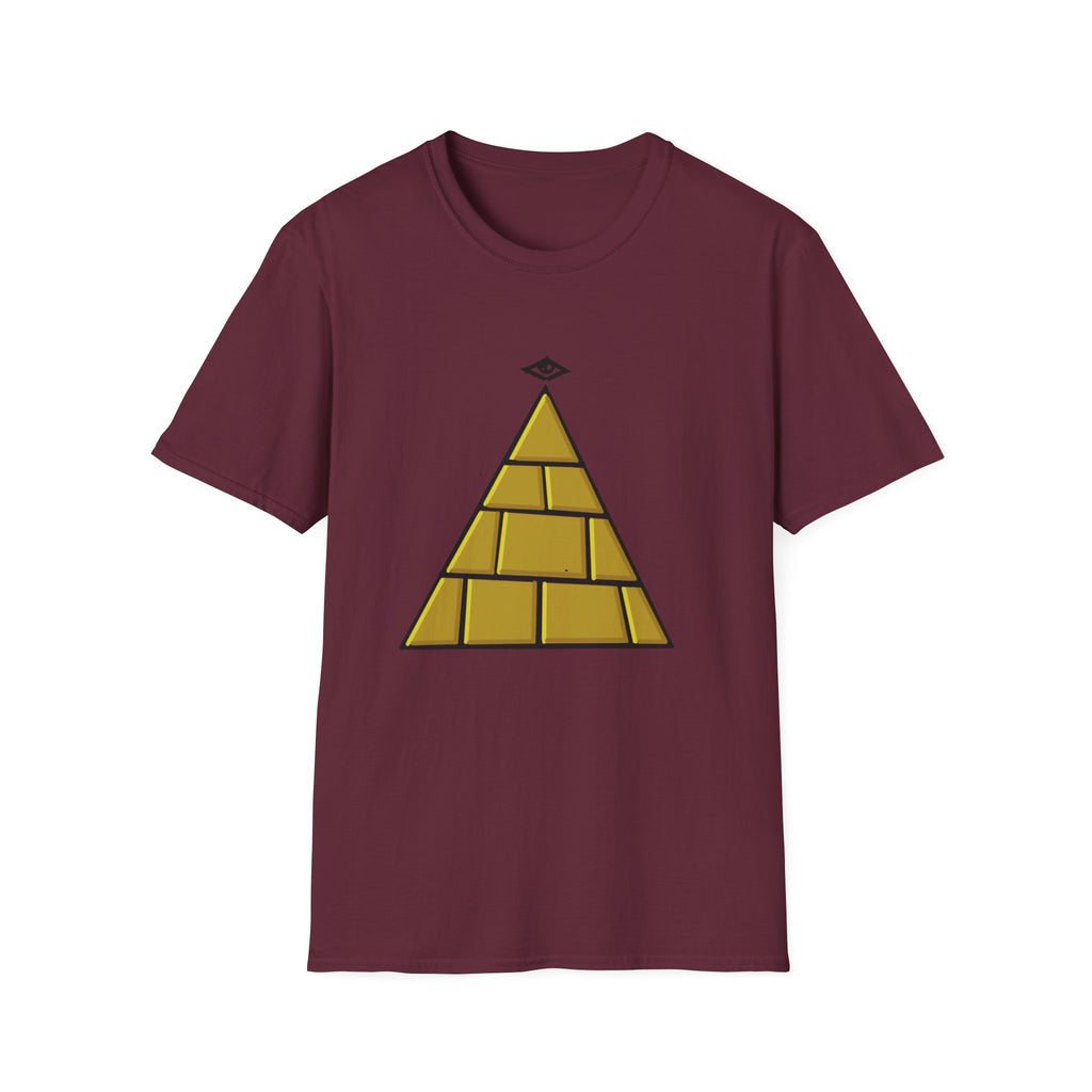 All-Seeing Eye Pyramid T-Shirt — Minimal Occult Graphic Tee