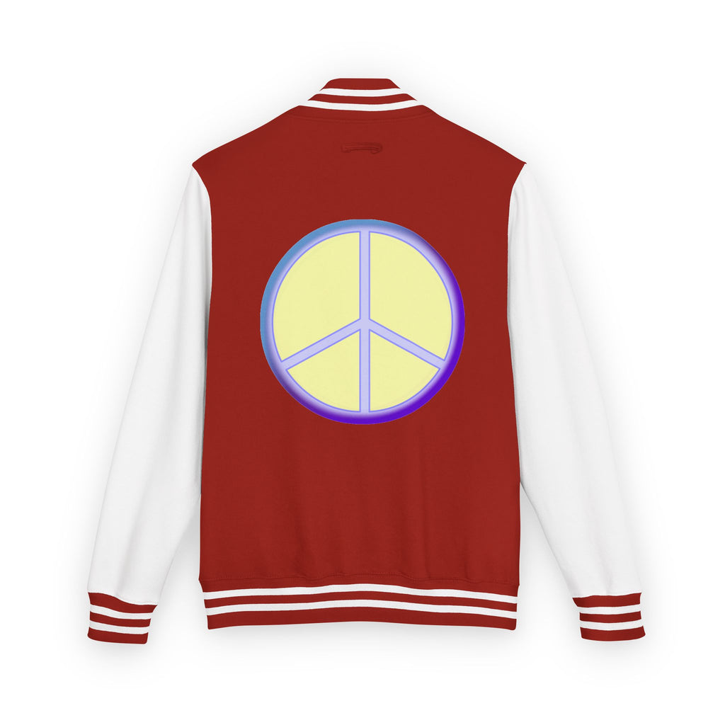 Letterman Jacket with Peace Design