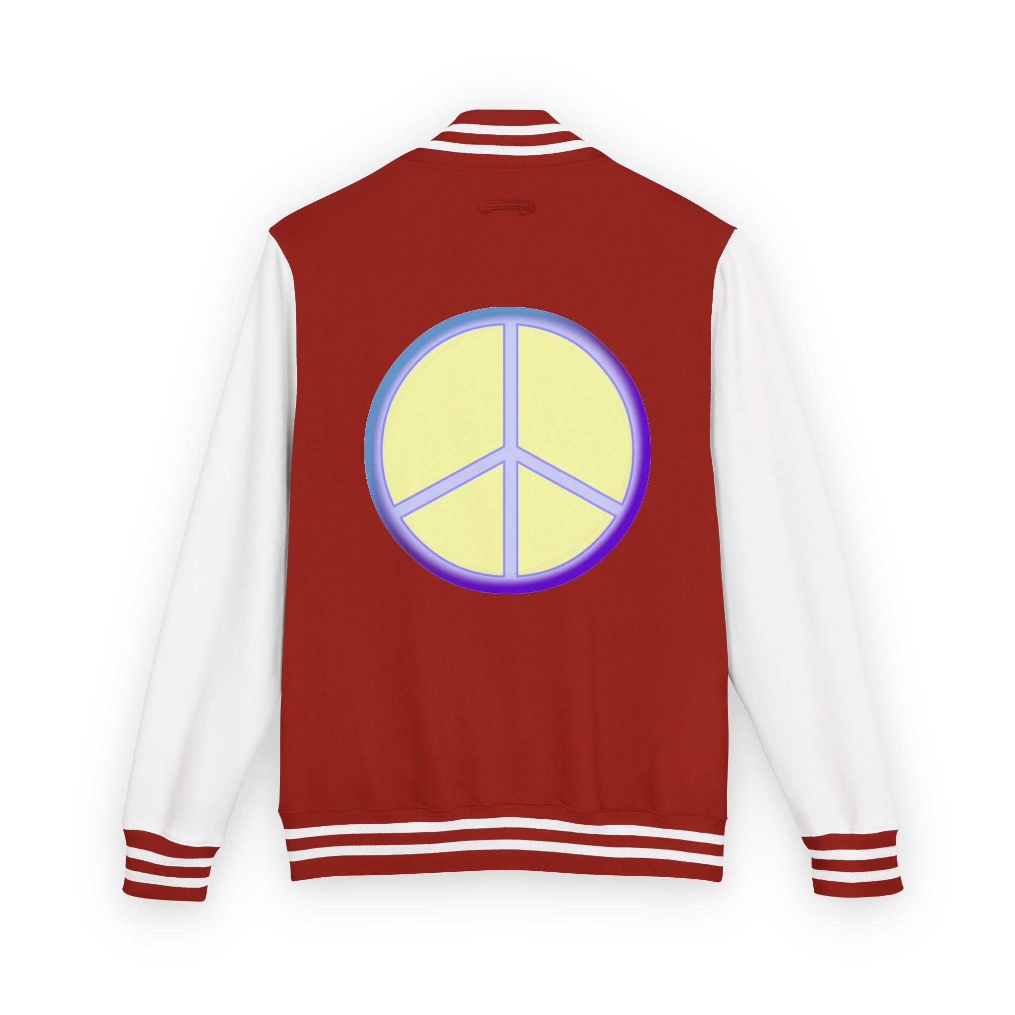 Letterman Jacket with Peace Design