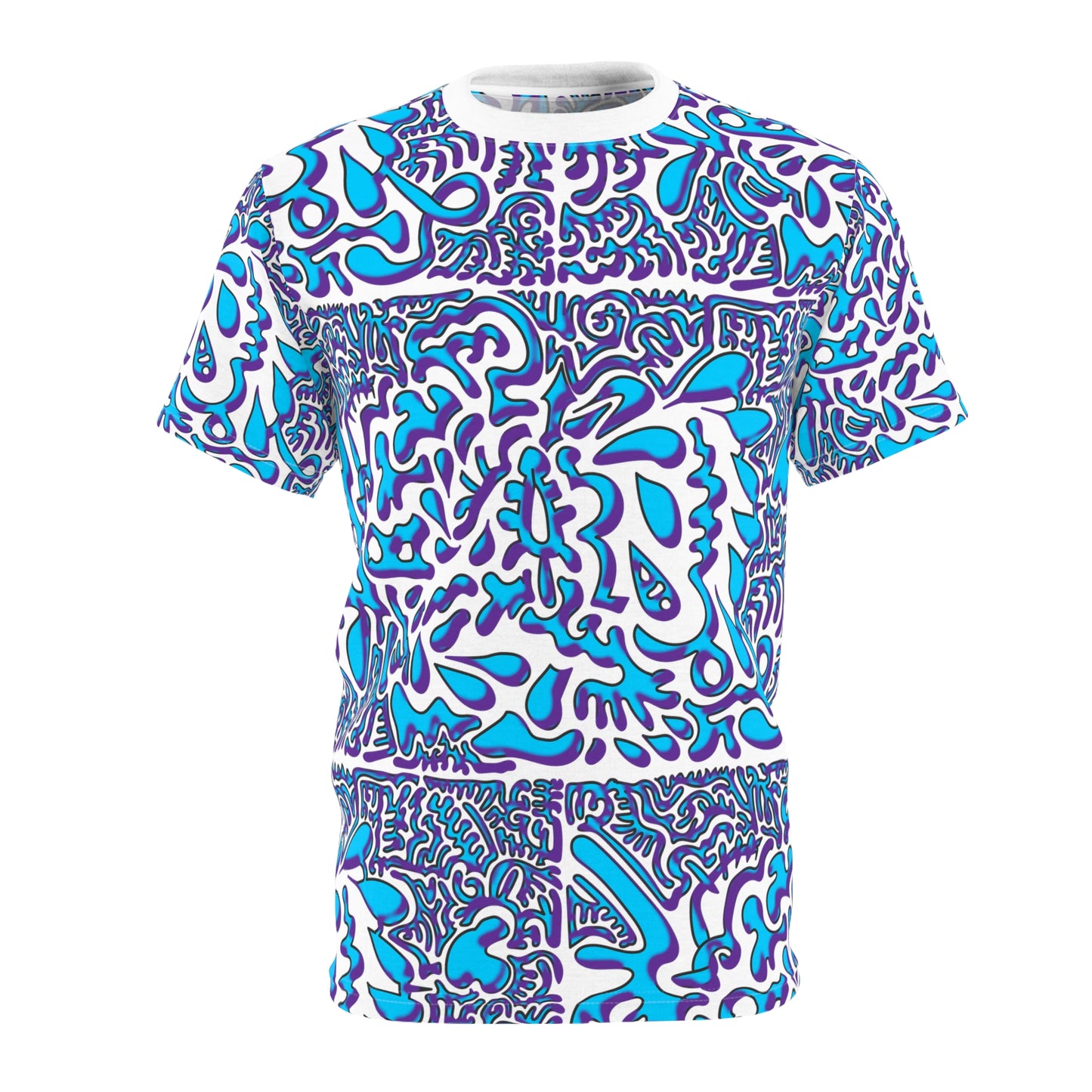 Blue Abstract Unisex T-shirt