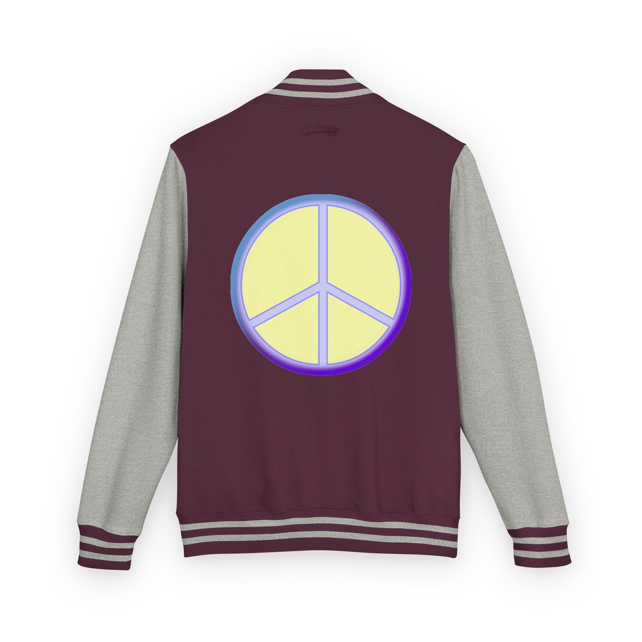 Letterman Jacket with Peace Design