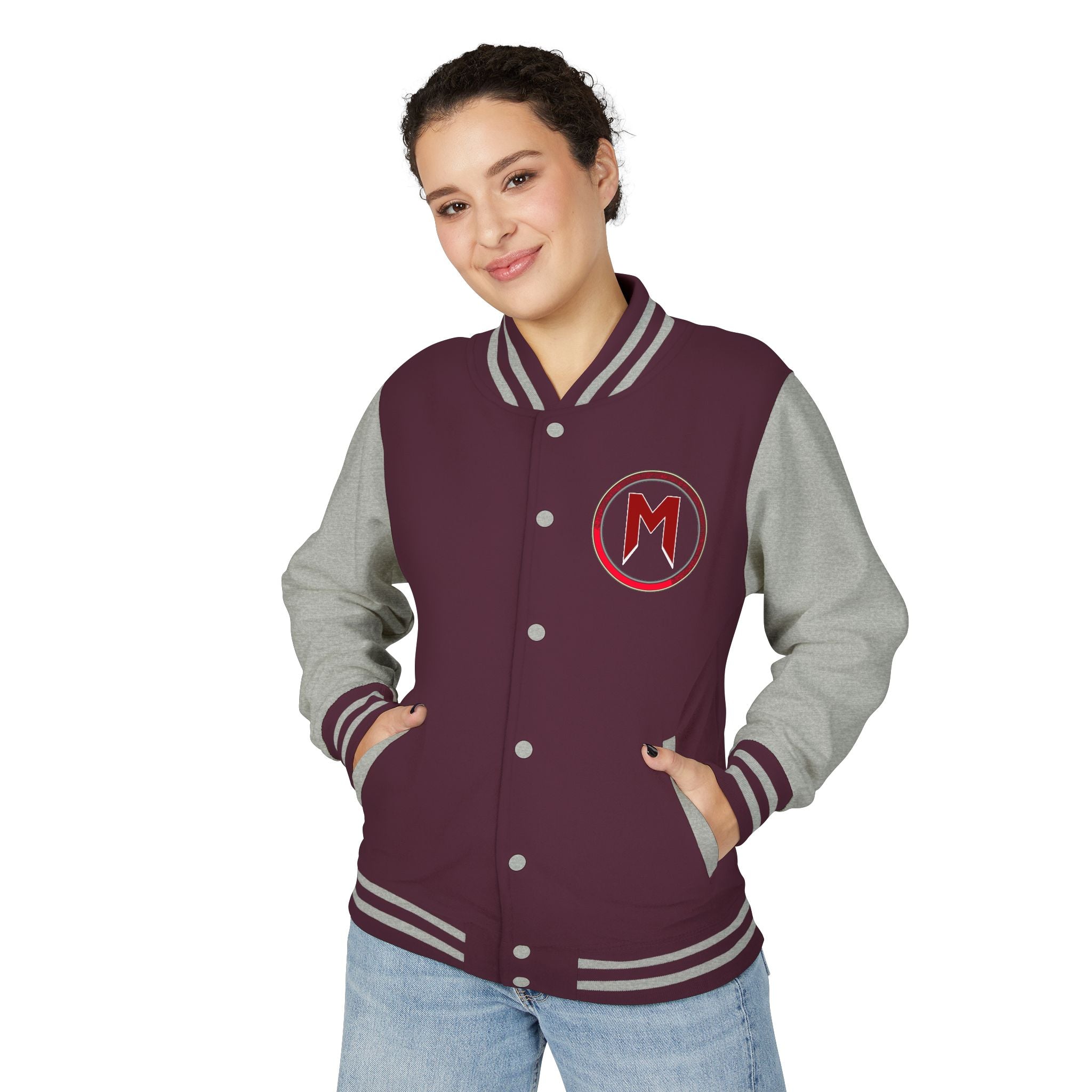 Letterman Jacket with Peace Design