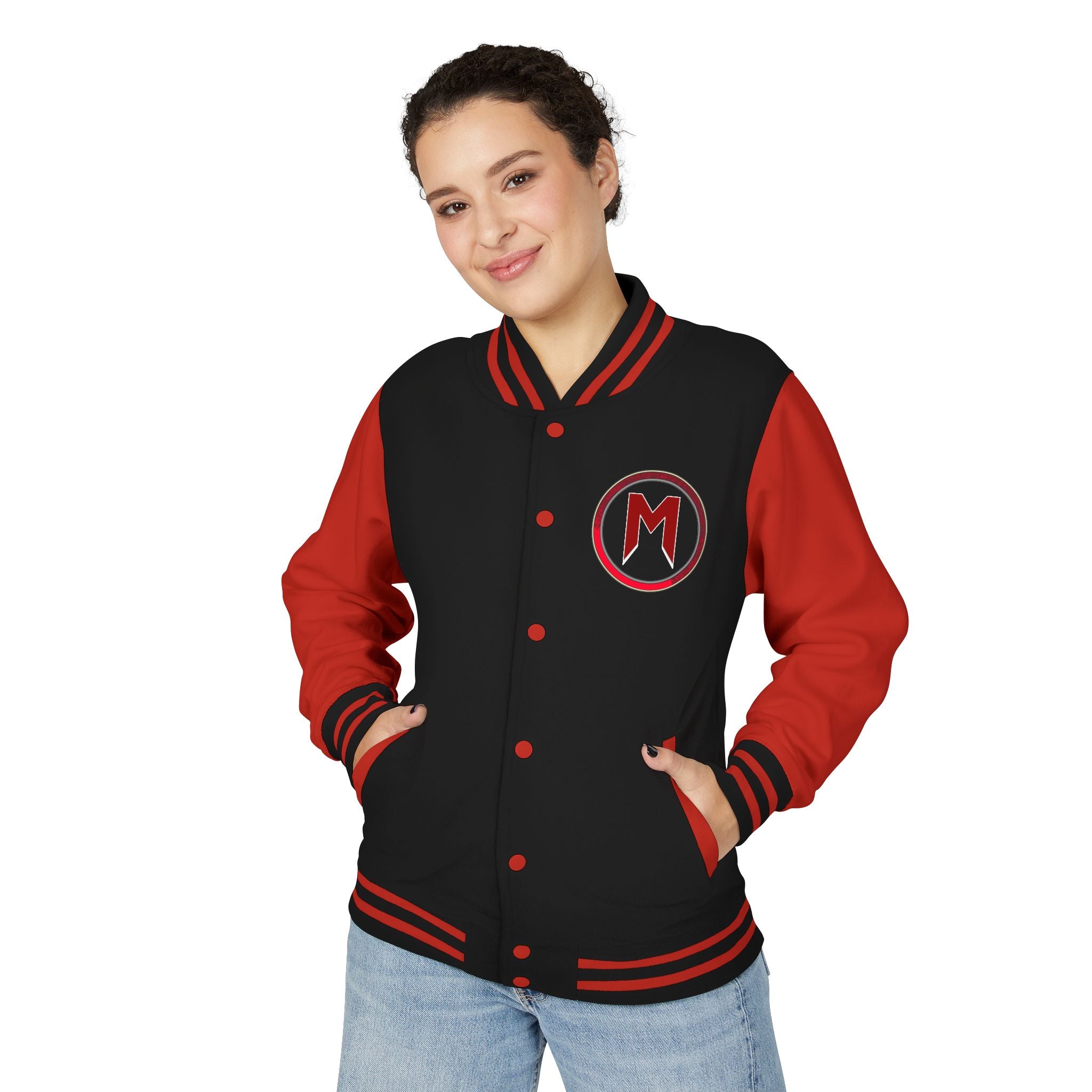 Letterman Jacket with Peace Design