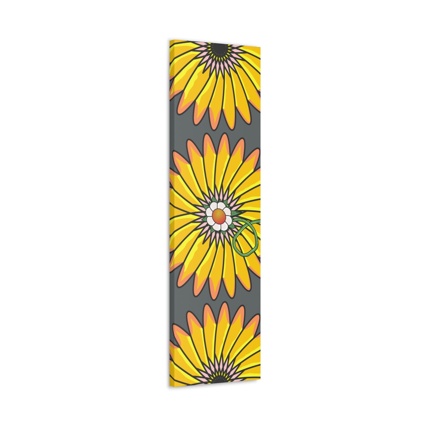 Cartoon Style Flower Abstract - Classic Canvas