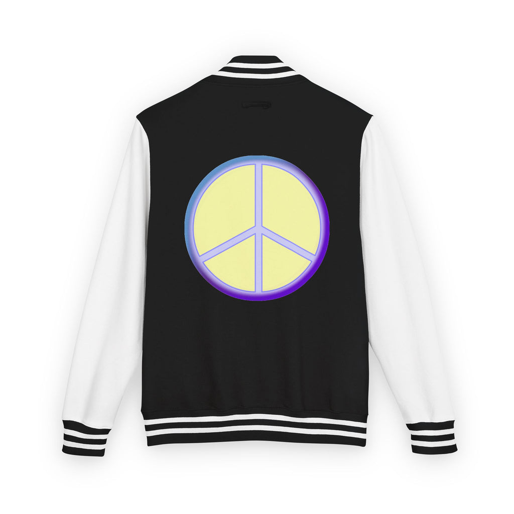 Letterman Jacket with Peace Design
