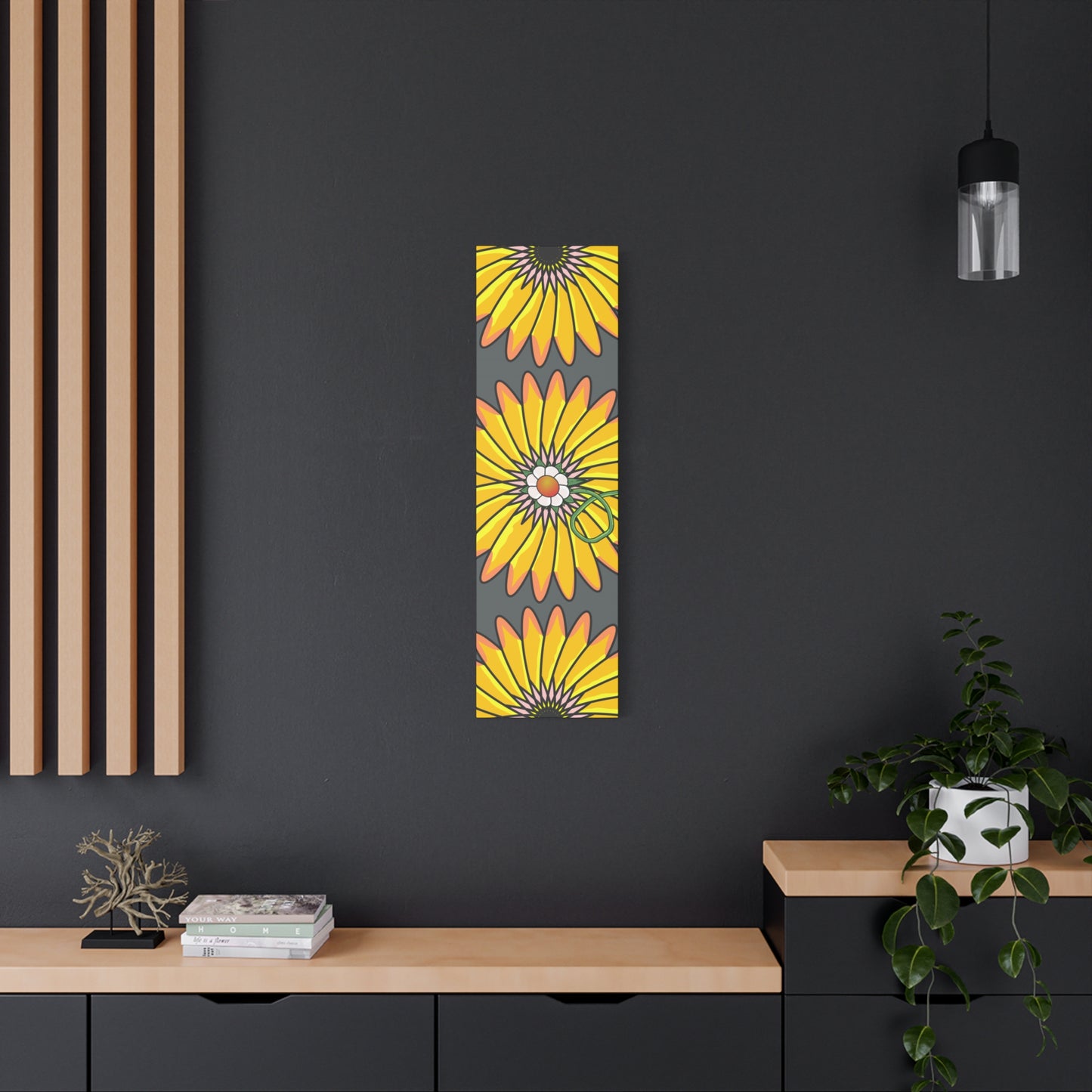 Cartoon Style Flower Abstract - Classic Canvas