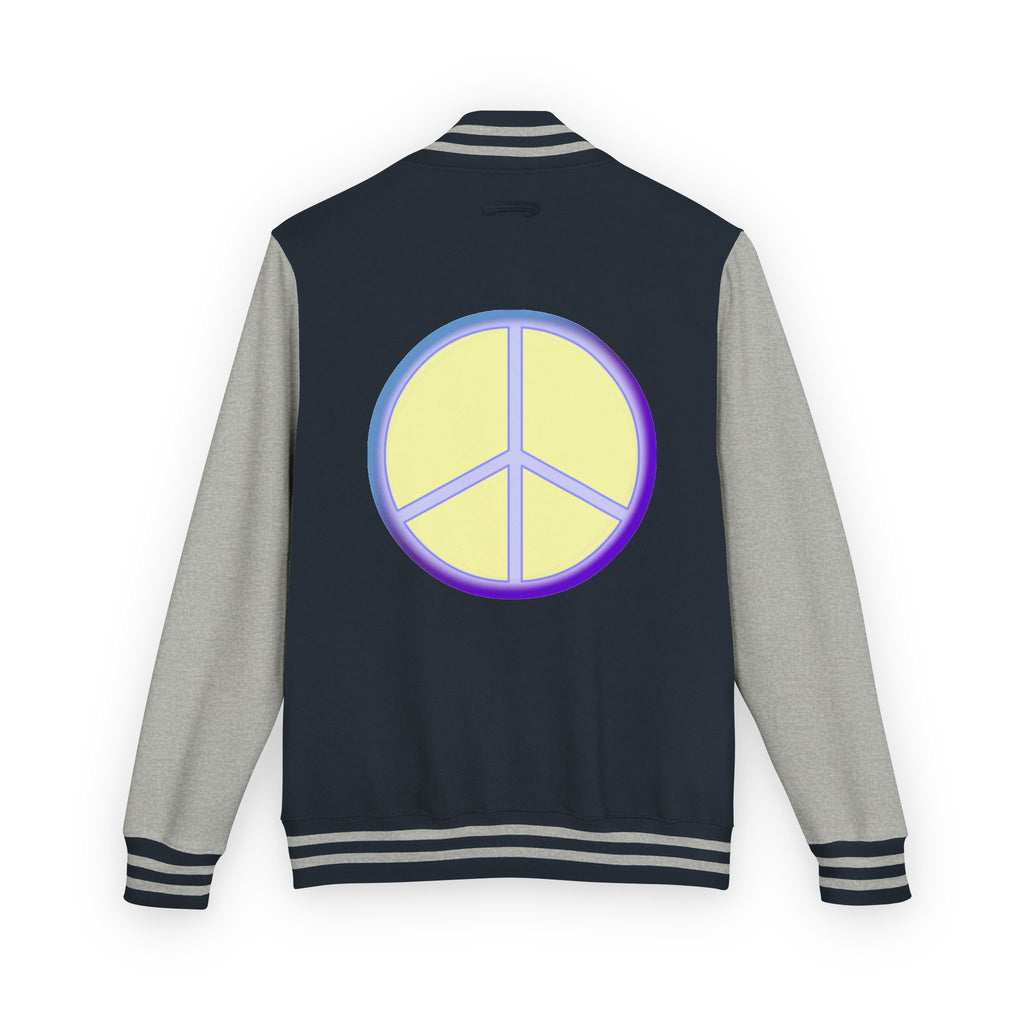 Letterman Jacket with Peace Design