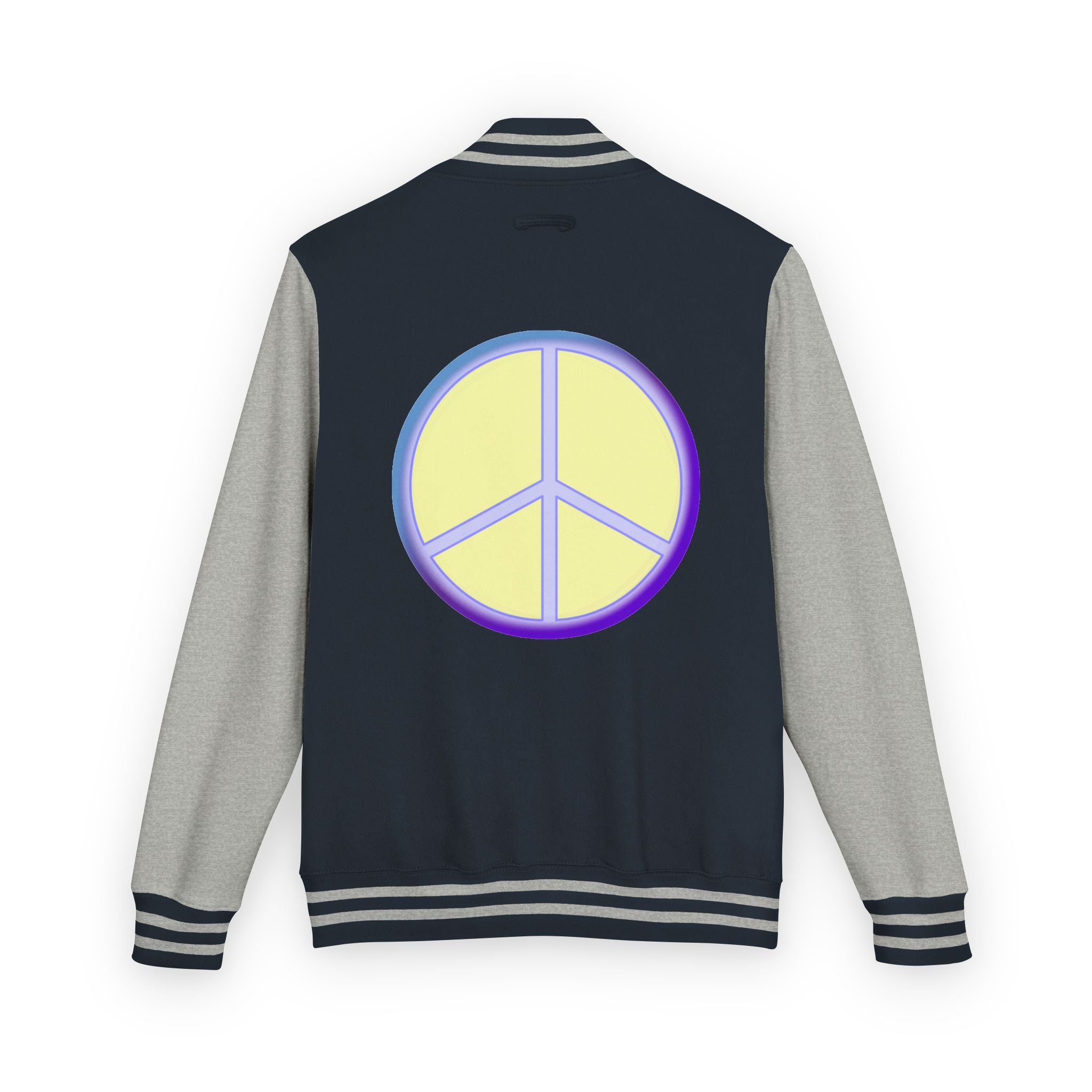 Letterman Jacket with Peace Design