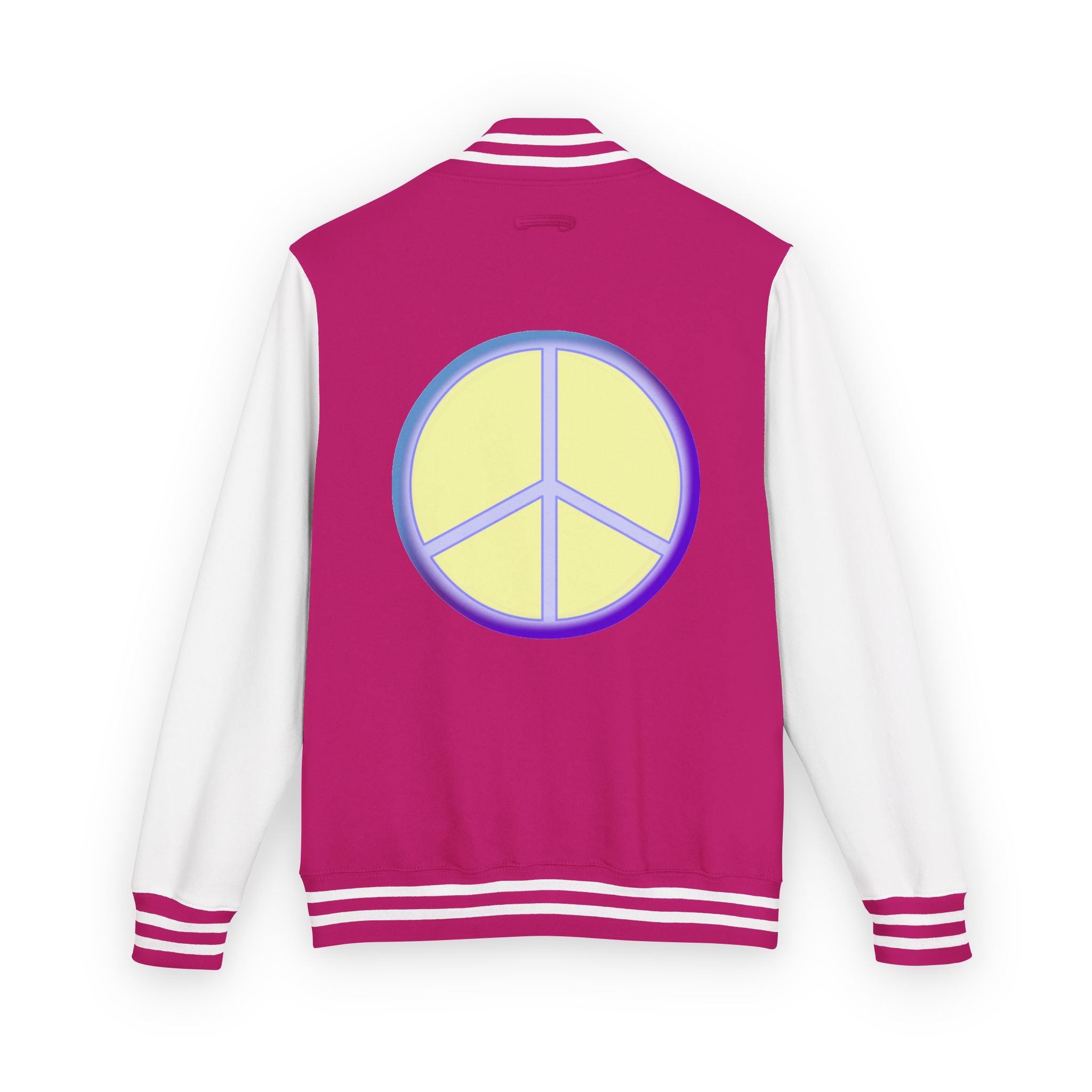Letterman Jacket with Peace Design