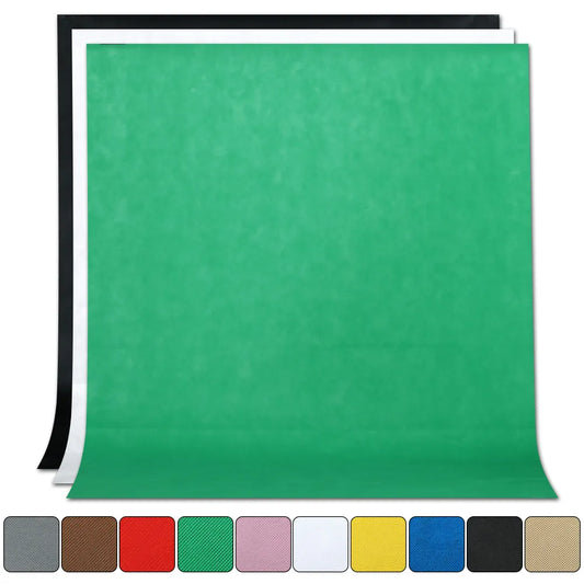 Photography Studio Background - 1.6Mx2M/3M/4M Non-woven Green Screen Chromakey