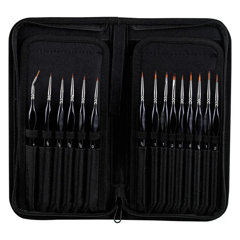 Detail Paint Brush 15Pcs Set Miniature Painting Brushes