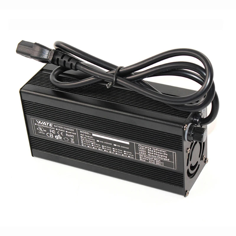 29.2V 12A Fast Charger for 8S 24V LiFePO4 Battery Pack