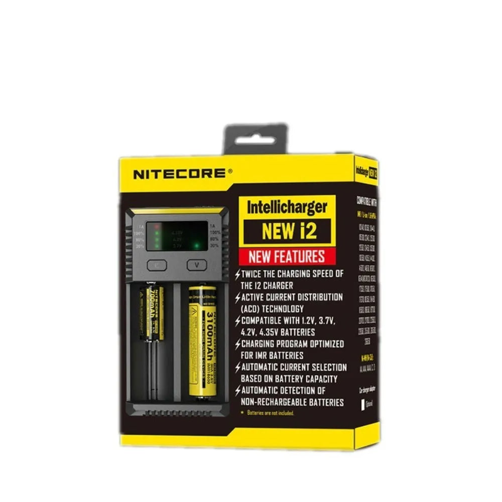 Nitecore D4 D2 I4 I2 Digicharger LCD Intelligent Circuitry Global Battery Charger 18650