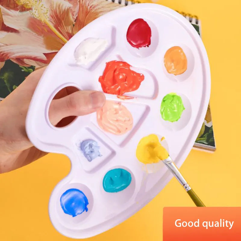 Art Alternatives Paint Tray - White Plastic Palette for Watercolor and Oil Painting (22.5*17CM)