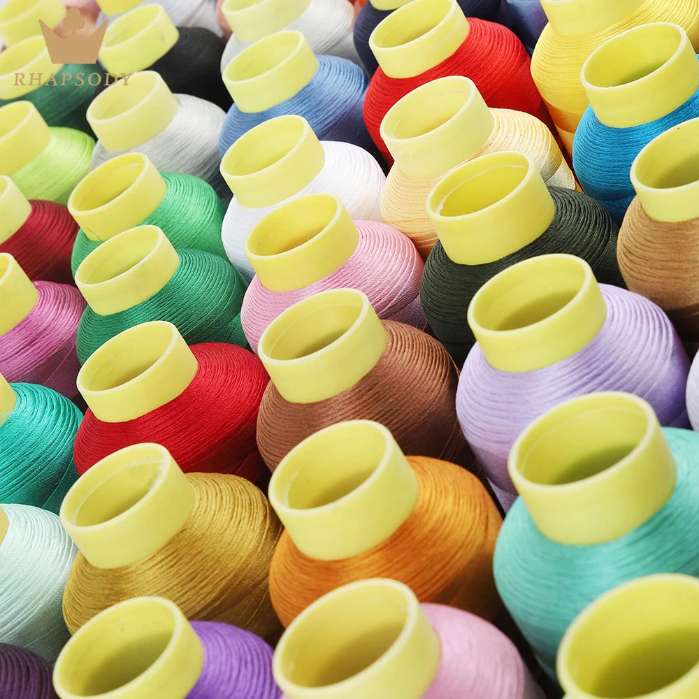 40WT 120D/2 5000m Polyester Embroidery Thread - Varied Colors, Good Quality for Brother/Singer Household Sewing Machines