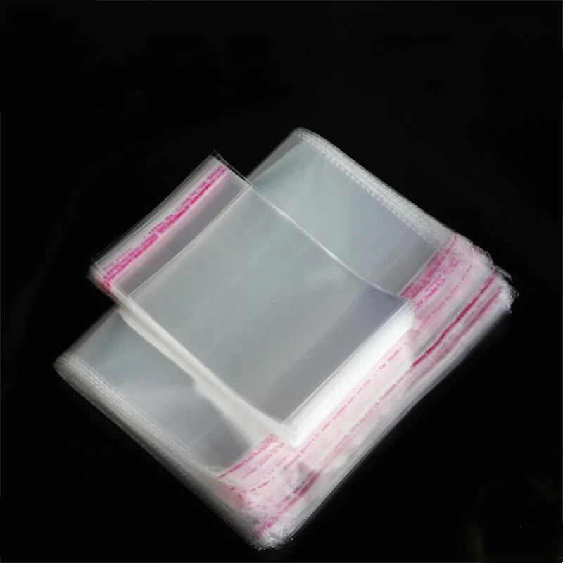 1000 Transparent Self-Adhesive OPP Plastic Bags - Gift, Jewelry, Biscuit, Candy, Glass Paper Bags