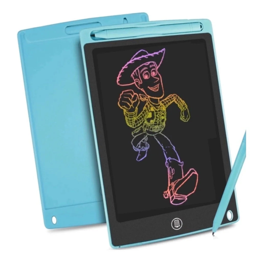 Lousa Mágica Tela Colorido Lcd Tablet Infantil De Escrever E Desenhar 10 Polegadas Colorido