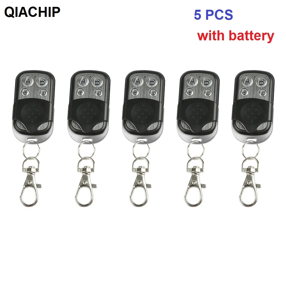 5pcs/10pcs 433MHz 4CH Remote Control Duplicator for Car Key, Garage Door, Gate Opener - Electronic Gate Control