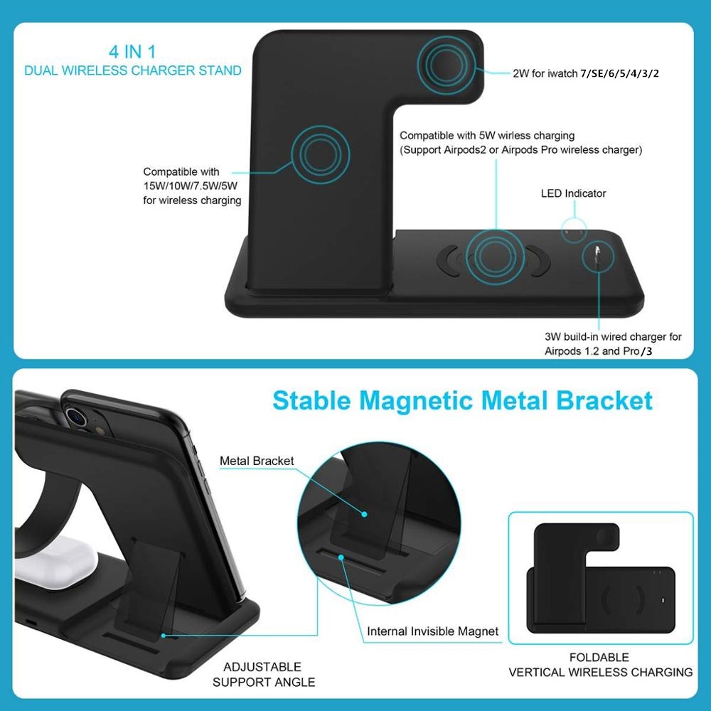 Wireless Charger Stand for I-phone