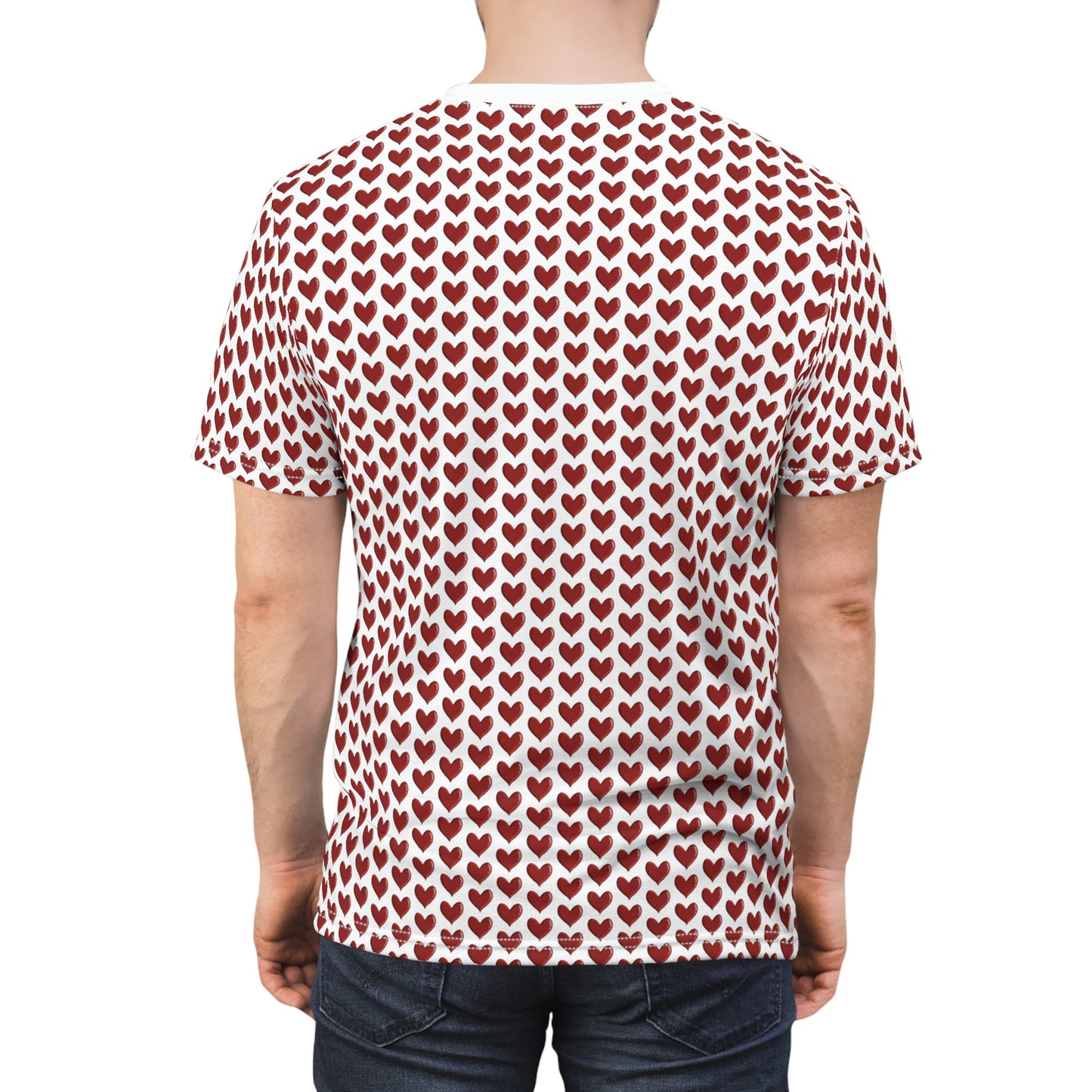 Hearts Unisex Cut & Sew Tee